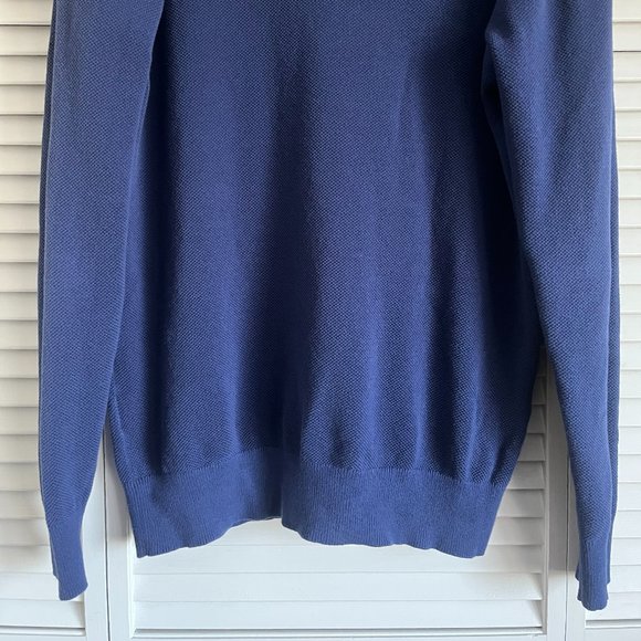 Southern Tide Club quarter zip pullover navy & white men’s medium - Picture 7 of 8